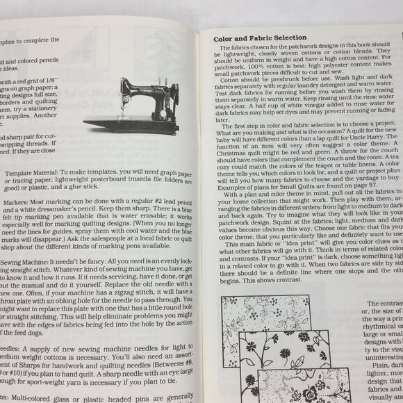 Vintage 1984 Projects For Blocks And Borders Quilt Pattern Book Marsha McCloskey - Picture 3 of 12